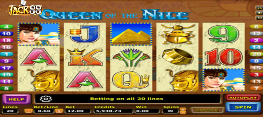 Jack88 Queen Of The Nile gaming