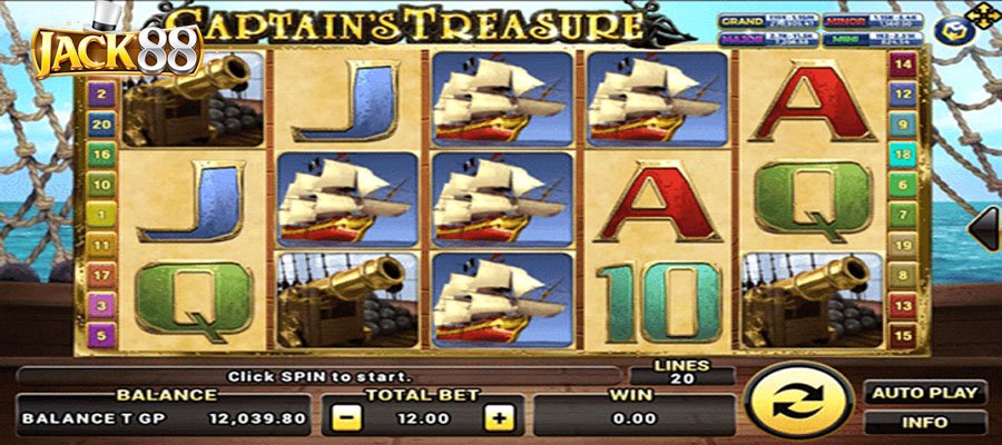 Jack88 Captains Treasure Pro Game